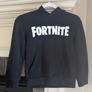 Fortnite Kids Black Hoodie Sweatshirt